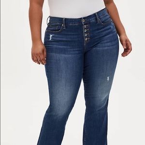 Torrid Button Fly Jeans